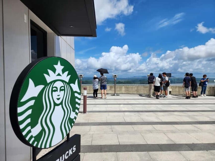 Closest Observatory to DMZ: North Korea View(Starbucks Tour) - The Starbucks stop (about 1.4 km away): why coffee is part of the magic