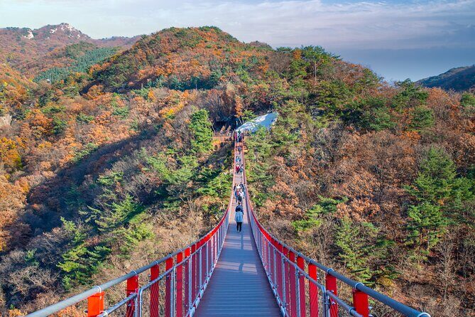 DMZ Tour Seoul to North Korea's 3rd Tunnel & Majang Lake Crossing - Memorial Altar, Steam Locomotive, and the Unification Bridge Check