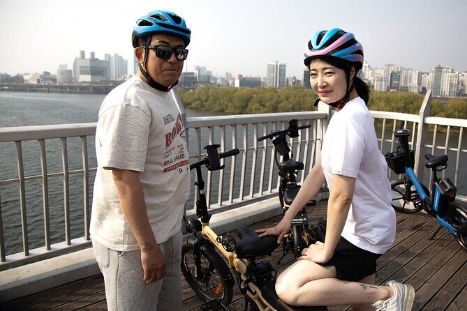 ENKO Electric Bike Ride on The Han River Bike Path in Seoul - The “first stretch” strategy: get oriented before you enjoy the river views