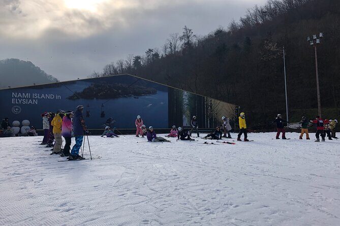 Eobi Ice Valley / Elysian Ski Resort / Nami Island - Choosing your Elysian option: ski lesson vs snowboard lesson gap