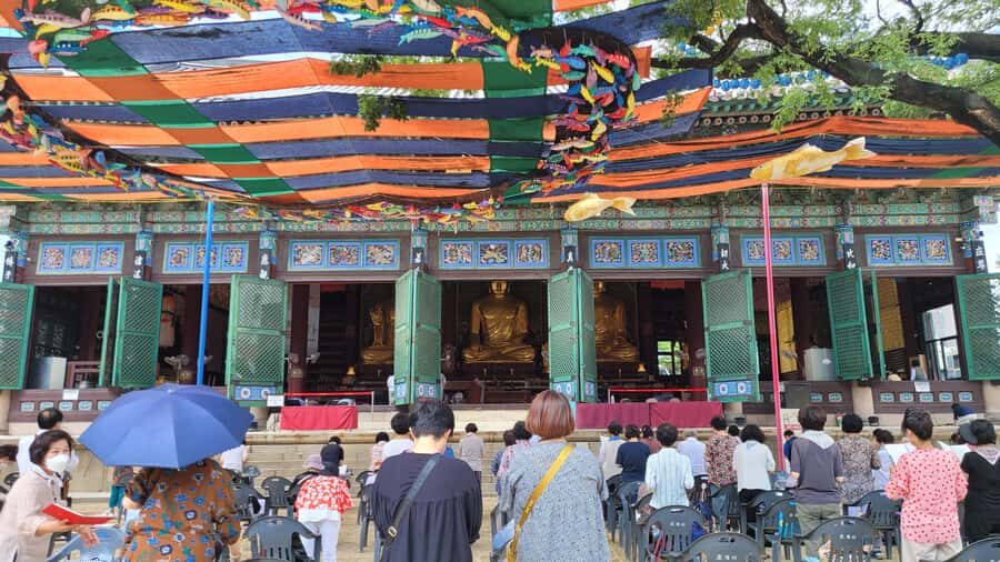 Gyeongbokgung Palace, Jogyesa Temple and Bukchon village - Learning Korean language and culture in a natural way