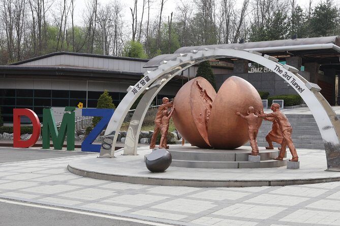 Half Day DMZ tour & drop off at Incheon airport (private group) - Imjingak Pyeonghoa-Nuri Park: Freedom Bridge and that bullet-holed locomotive