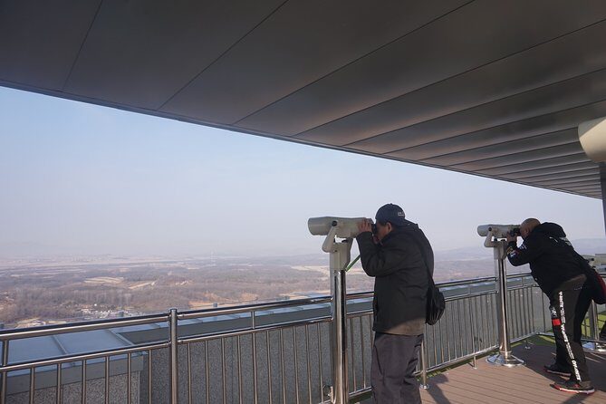 Half Day Korea DMZ Tour/ opt: suspension bridge - Binocular viewing at Dora Observatory: Kijongdong in focus