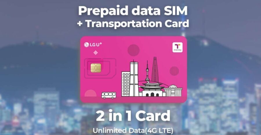 Incheon Airport: Traveler SIM & T-money Transportation Card - Incheon in one stop: SIM plus T-money at the LG U+ counter