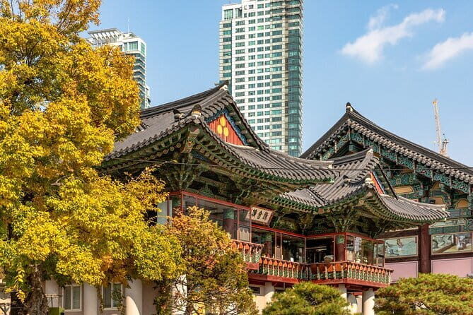 Korea Temple & Starfield Library Gangnam K-BBQ - Bongeunsa Temple After Dark: Lanterns, Calm, and City Views