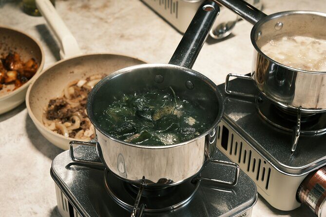 Korean Cooking Class Full Meal with BBQ on an All in One Table - Choosing your main dish and soup/stew the Korean way