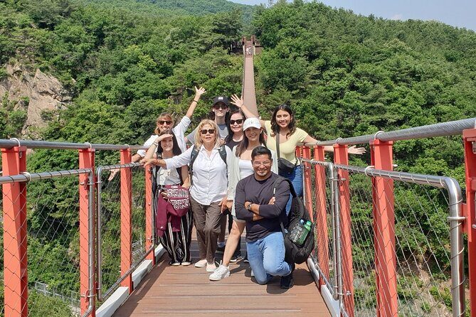 Private DMZ Tour and Suspension Bridge + Korean BBQ - Imjingak Pyeonghoa-Nuri Park: the start line with peace symbols