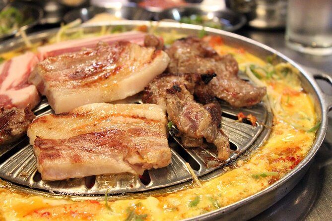 Seoul: Anthony Bourdain-Inspired BBQ and Pub Experience - Stop One at 정대포 갈매기전문: Galmegisal and the Egg-Ring Grill Trick