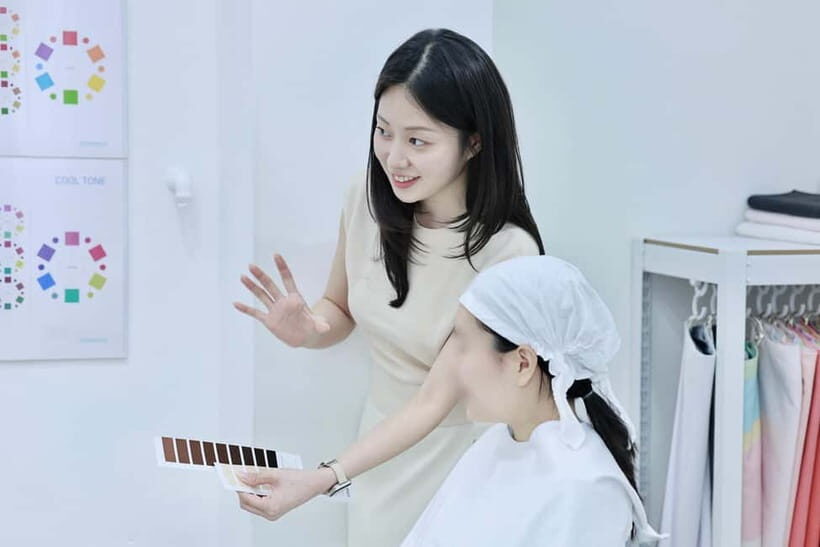 Seoul: Be U Personal Color Analysis Beauty Makeup in Hongdae - What You Get at the End: PDF Results and a Shopping Card