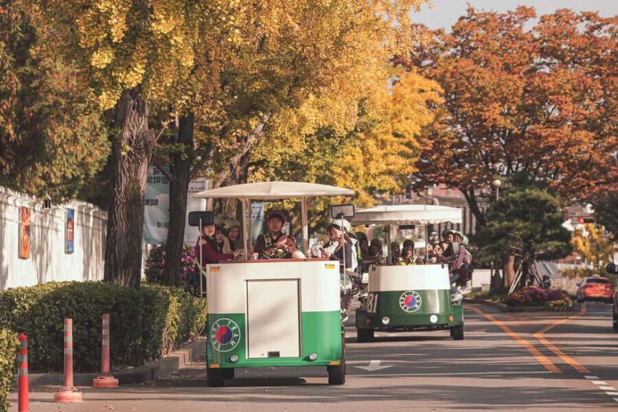 Seoul: Guided Tram Tour with Snacks and Hidden Alleys - Why a Tram Bike (Not Just a Bike) Works in Seoul