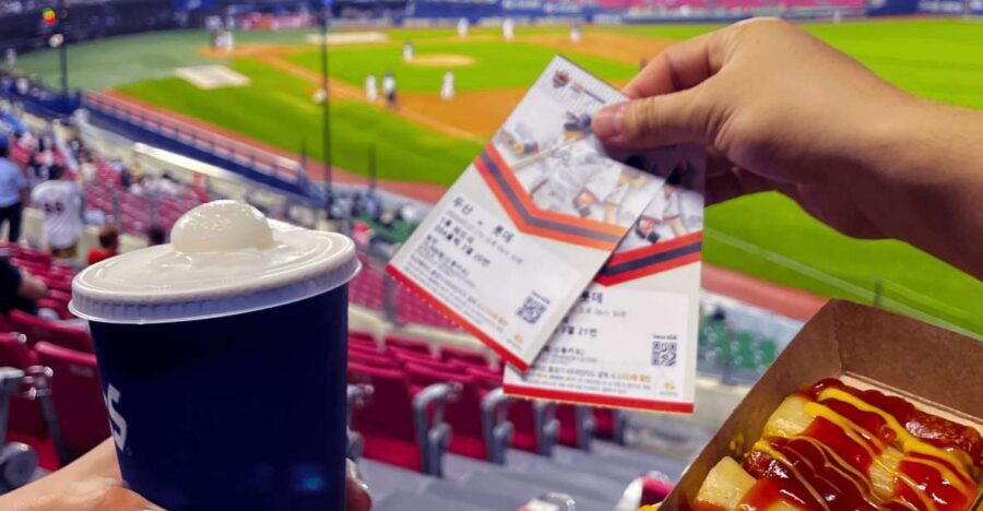Seoul: Jamsil Baseball Stadium Game Ticket with Dinner& Beer - After the Meal Energy: Food, Drinks, and Group Momentum
