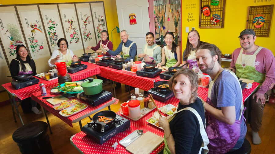 Seoul: Korean Cooking Class at a Local Home and Market Tour - Hanjeongsik dinner: why side dishes matter more than the main dish