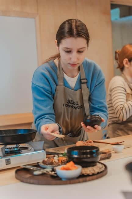 Seoul: Korean Cooking Class with Local Grocery Shopping - Kimbap Rolling: From Class Project to Real Picnic Food