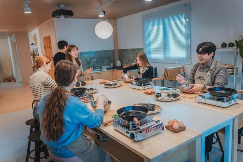 Seoul: Korean Cooking Class with Local Grocery Shopping - Finding the Studio Near Mangwon Station Exit 2