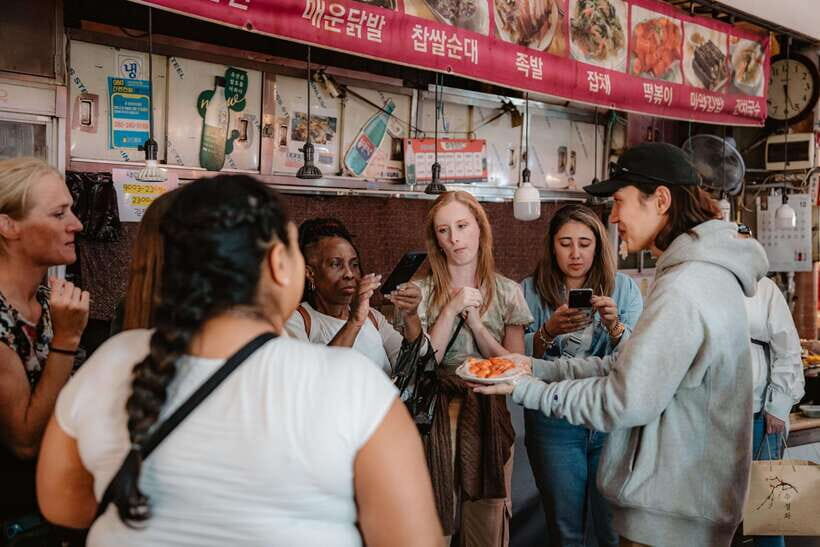 Seoul: Night Market Food Tour with Local Guide - Jongno 5-ga meeting point: start on time, save the stress