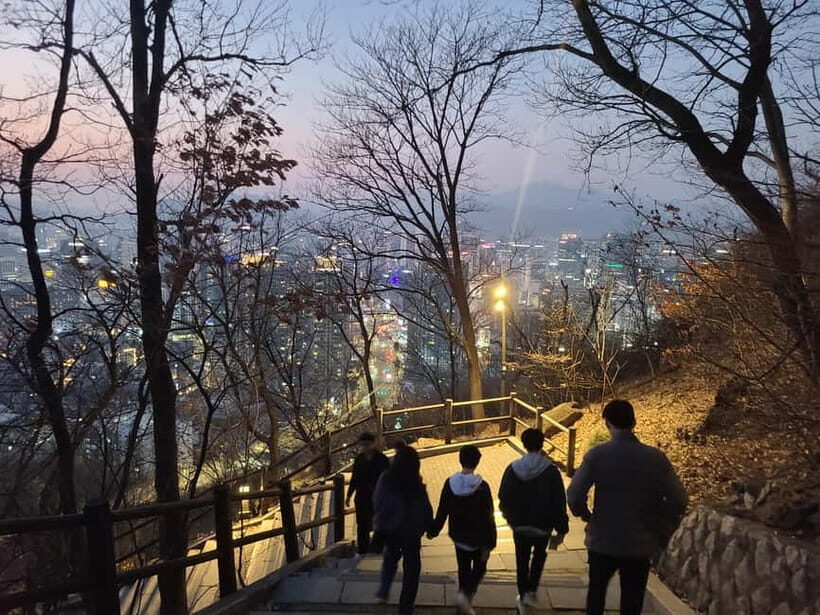 Seoul: Night Namsan Hiking with Hidden Gem Recommendations - The Climb Up Namsan: Stairs, Stories, and Photo Timing