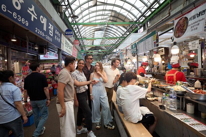 Seoul Royal Palace,Bukchon Hanok Village & Gwangjang Market Feast - Meeting Points and Getting Around: Two Seoul Hubs, One Air-Conditioned Ride