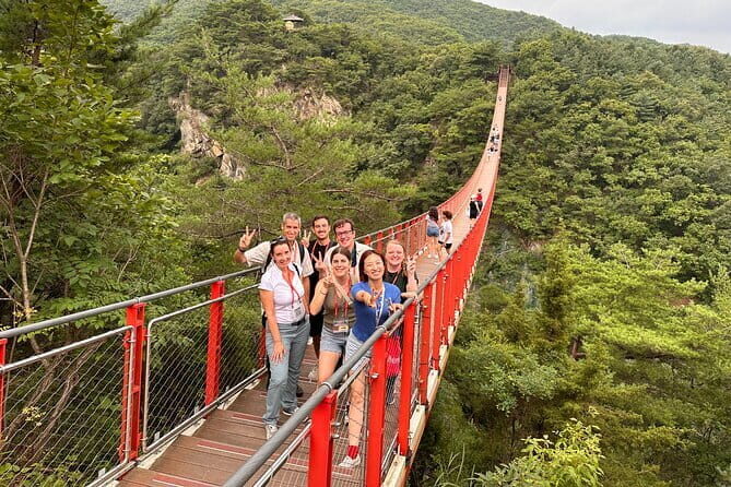 Small Group DMZ Tour from Seoul Korea with North Korean Defector - Bridges and the adrenaline option: Red Suspension Bridge and Gamaksan