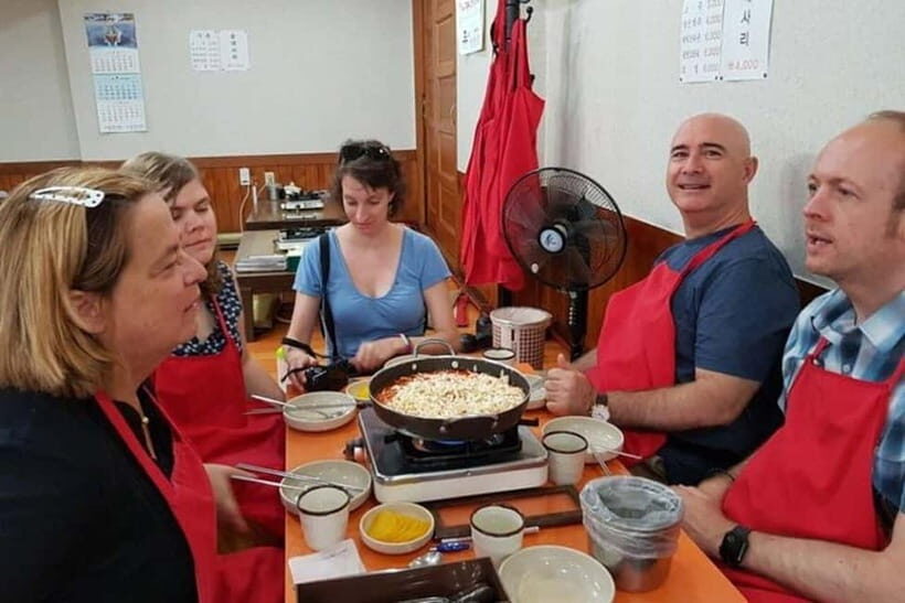 Small-Group Night Food Tour in Seoul with Korean BBQ - Gwangjang Market for market-stall tasting momentum