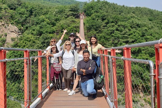 Small Group Tour to DMZ & Suspension Bridge with Hotel Pickup - Gamaksan Chulleong Bridge: a suspension bridge finish with real hills