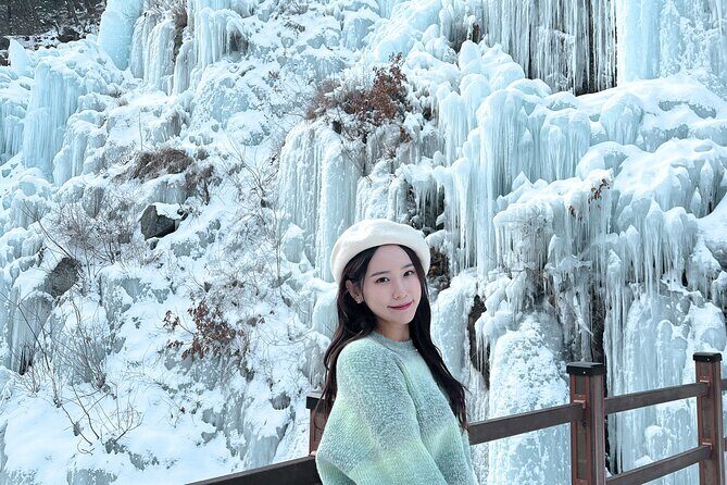 Strawberry Picking, Winter Sled with Eobi Ice Valley from Seoul - Stop 1: Eobi Ice Valley and the 40-minute icicle rush